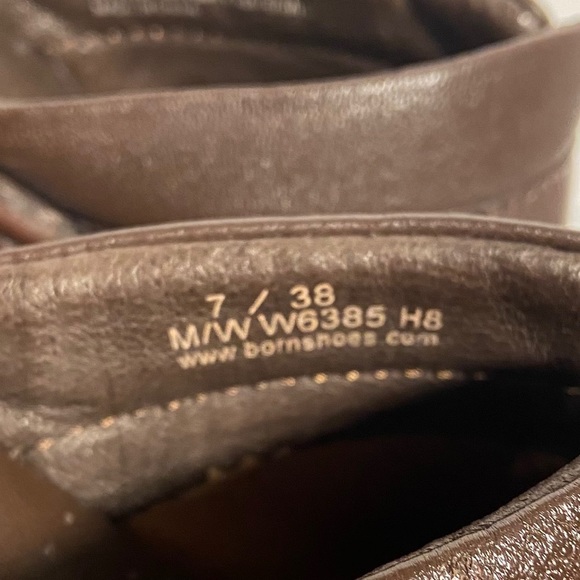 Born Women's Brown Leather Split Toe Mule Size 7 - Picture 8 of 9